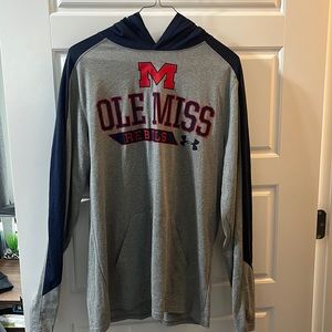 Under Armour.  Ole miss light weight hoodie